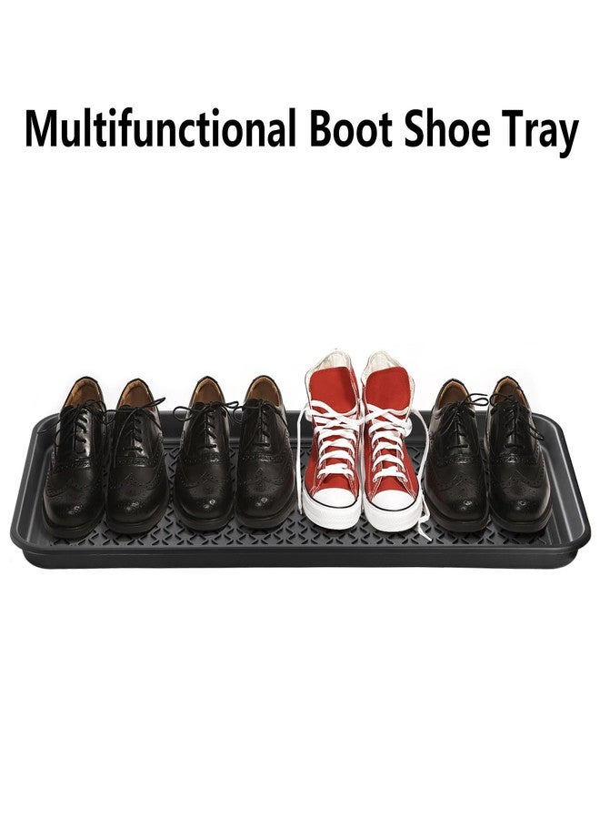 Fasmov 3 Pack Utility Boot Tray Mat Multi-Purpose Anti-Slip Tray Mat Boots, Dog Food Bowls, Gardening, Laundry, Kitchen, Garage, Entryway, 30 x 15 inches - Image 3